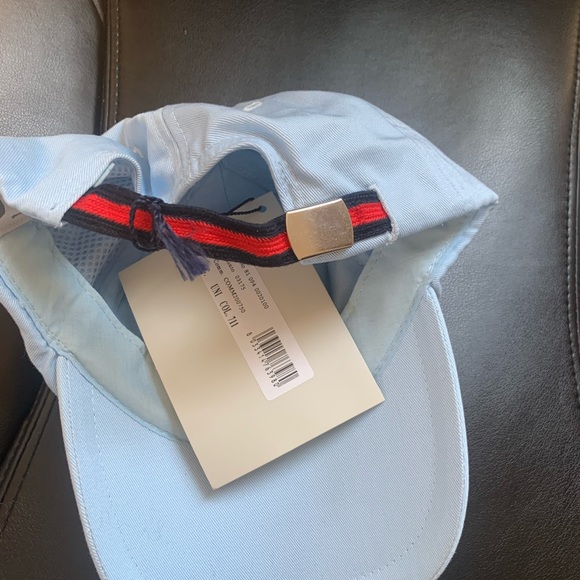 NWT Moncler Cap Baby Blue /White Onesize - Picture 4 of 11
